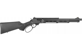 Smith & Wesson 14195 1854 Stealth Hunter 8+1 16.30" Black Armornite Threaded Barrel, Black Anodized Aluminum Receiver w/Picatinny Rail, Fixed w/Textured Grip Panels Black Synthetic Stock