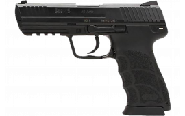 HK 81001114 HK45 V7 LEM DAO 10+1 4.46" Black Polygonal Rifled Barrel, Black Cerakote Serrated Steel Slide, Black Polymer Frame w/Picatinny Rail, Ambidextrous