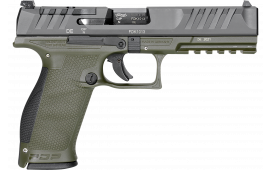Walther Arms 2858398 PDP Optic Ready 5" 18+1 Black Steel Slide Performance Duty Textured Polymer Grip (Full Size)