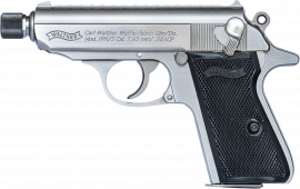 Walther Arms 4796044 PPK/S 7+1 3.30" Stainless Steel