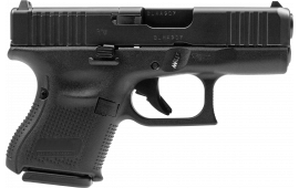 Glock UA265S201MOS G26 Gen 5 MOS Sub-Compact Frame 10+1 3.43" Black GMB Barrel, Black nDLC MOS Cut/Serrated Steel Slide, Black Polymer Frame, USA Made