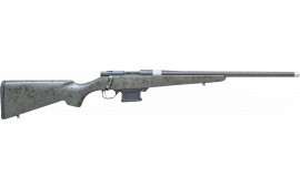 Howa HCE6ARCGRN 1500 Carbon Elevate 20" Carbon Fiber Wrapped Threaded Barrel, Black Drilled & Tapped Steel Receiver, Fixed Stocky's OD Green w/Black Webbing Synthetic Stock, Right Hand