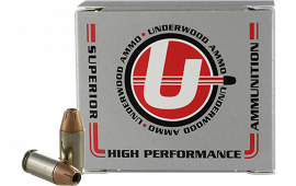 Underwood Ammo 141 380 ACP+P 90 GR Jacketed Hollow Point 20 Per Box