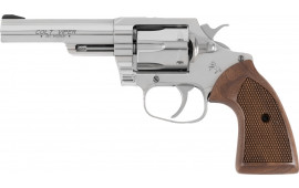 Colt ZVIPERSP4WRR Viper .357 Magnum 4.25" Barrel 6rd Revolver, Stainless Steel W/ Walnut Grips (Half Lug) - Blem