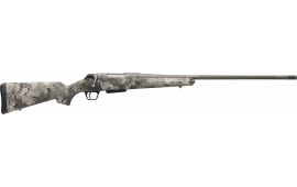 Winchester Repeating Arms 535800299 XPR Extreme 3.1"\s24" Tungsten Cerakote Fluted Threaded Barrel & Drilled & Tapped Steel Receiver, Fixed TrueTimber VSX Synthetic Stock