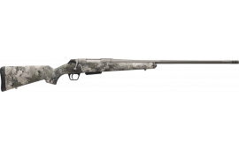 Winchester Repeating Arms 535800228 XPR Extreme 3.1"\s24" Tungsten Cerakote Fluted Threaded Barrel & Drilled & Tapped Steel Receiver, Fixed TrueTimber VSX Synthetic Stock