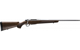 Tikka JRTXA78222MT T3x Hunter Full Size 3.1"\s22.40" Matte Stainless Fluted Threaded Barrel, Matte Drilled & Tapped Stainless Steel Receiver, Fixed Oiled Walnut Wood Stock, Right Hand