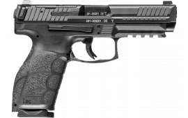 HK 81001057 VP9A1 K Compact Frame 15+1 4.09" Black Steel Barrel, Black Optic Ready/Serrated Steel Slide, Black Polymer Frame w/Picatinny Rail, Black Polymer Grip, Ambidextrous