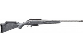 Ruger 46912 American Rifle Gen II Full Size 3.1"\s 20" Cobalt Cerakote Threaded Barrel, Picatinny Rail Steel Receiver, Gray Splatter Adjustable Synthetic Stock