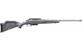 Ruger 46913 American Rifle Gen II Full Size 4+1 20" Cobalt Cerakote Threaded Barrel, Picatinny Rail Steel Receiver, Gray Splatter Adjustable Synthetic Stock