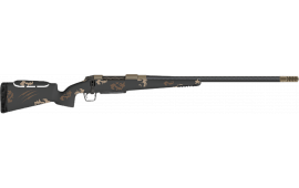 Fierce Firearms FCTRFP7MMBC20BS CT Rival FP 20" Black Matrix Carbon Fiber Match Grade Threaded Barrel, Black Cerakote Drilled & Tapped Titanium Receiver, Adj Comb Carbon Fiber Stock