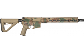 Sons of Liberty OB1 Signature Craighead .223 / 5.56 NATO 13.70" Barrel 30rd Semi-Auto Rifle, Rhodesian Brushstroke Cerakote - Pinned & Welded HUXWRX Flash Hider