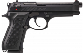 Derya Firearms 15LMELIK9TR Melik 15+1 4.90" Black Melonite Steel Barrel, Black Melonite Serrated Steel Slide, Black Aluminum Frame, Black Polymer Grip