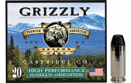 Grizzly Ammo GC10M10 10mmAuto 220 GR Full Metal Jacket Flat Point 20 Per Box