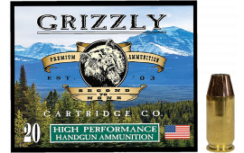 Grizzly Ammo GC45A+P8 45ACP+P 230 GR Jacketed Hollow Point 20 Per Box
