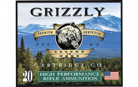 Grizzly Ammo GC45/70+P10 45-70Gov+P 525 GR Full Metal Jacket Flat Point 20 Per Box