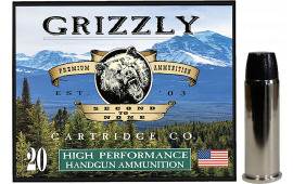 Grizzly Ammo GC44M9 44Mag 260 GR Wide Flat Nose Gas Check 20 Per Box