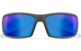 Wiley X SSTWI09 Twisted M/L Blue Mirror Lens Polycarbonate Matte Gray Frame