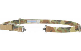 Blue Force Gear VCASPB125AAMC Vickers Push Button Sling MultiCam Cordura 36"-62" OAL Padded Rifle