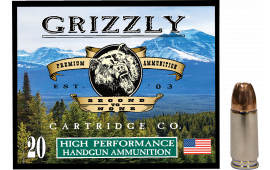Grizzly Ammo GC9+P+CM9 9mm+P 115 GR Jacketed Hollow Point 20 Per Box