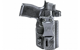 Rounded Gear RGDRUIDSIGP320CFAMBI Druid IWB/OWB Black Carbon Fiber Kydex Fits Sig P320 Ambidextrous