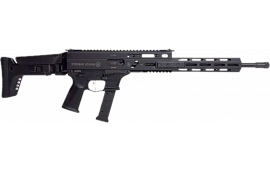 Grand Power 810091156094 Stribog SP9A3G 16" Black Barrel, Black Receiver, Polymer Stock & Grip