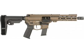 CMMG 45A890F-MB Pistol Banshee MKG 8" Ejector RIP Brace Bronze