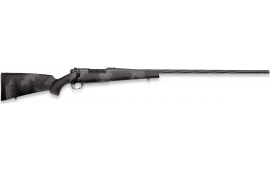 Weatherby Mark V Live Wild 4+1 22" Carbon Gray Cerakote Fluted Threaded Barrel, Carbon Gray Cerakote Drilled & Tapped Steel Receiver Fixed Black w/Gray Accents Polymer Stock, Right Hand