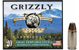 Grizzly Ammo GC9+P+CM8 9mm+P 147 GR Full Metal Jacket Flat Point 20 Per Box