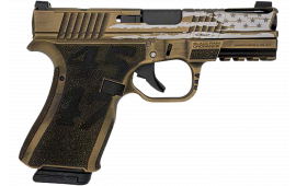 Black Rain Ordnance Frontline+ 9mm 4" 15+1 Pistol - FLP-TRUMP-GB