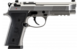 Beretta 92X RDO Inox J92FR918INX Pistol 9mm 4.7" 18RD DA/SA Optics-Ready Stainless Slide Vertec Frame