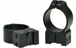 Warne Maxima 30mm Tikka High Matte Fixed Rings Pair, Permanently Attached, For Tikka Grooved Receiver