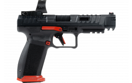 Century Arms Canik SFx Rival HG6610RV-N Pistol, 9mm, 5" Barrel, 18+1, Semi-Auto, Red/Black, Optics-Ready, Ambidextrous