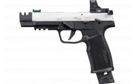Sig Sauer P322 Competition Two-Tone Pistol, .22 LR, 4" Threaded Barrel, 20+1/25+1, Single Action, Compensator, ROMEOZero ELITE