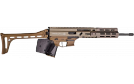Grand Power Stribog SP9A3G 9mm 16" 10+1 Semi-Auto Rifle, Threaded Barrel, Side Folding Stock, FDE, *CA Compliant