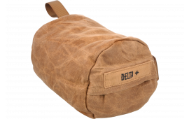 Birchwood Casey Steady-Shot Delta+ Large Ultralight Shooting Bag, Waxed Canvas, 1.75 lbs, 8"x6.5", Tan