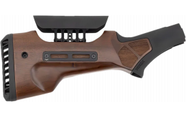 Woox Bravado Stock Big Boy Walnut Ambidextrous 10.75" OAL Adjustable Cheek Riser M-LOK