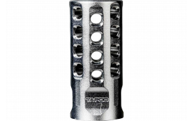 Tapco 10/22 Muzzle Brake Silver Anodized Aluminum .22 LR 1/2"x28 Threads 2" OAL .920" Diameter