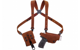 Galco Classic Lite 2.0 Shoulder Holster System Tan Steerhide Fits Sig P365 X Macro, Right Hand, Up to 56" Chest