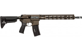 Bravo Company MFG RECCE-14 MCMR-13 Rifle 5.56 NATO 14.5" 30RD Semi-Auto Dark Bronze Cerakote, M-LOK Handguard, Pinned Compensator.