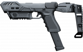 Recover Tactical S-Pro MG Conversion Kit for Glock Pistols, CNC Aluminum Chassis, Spring-Loaded Stabilizer.