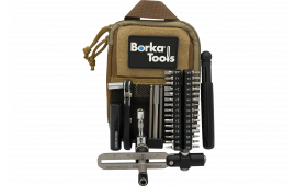 Pro-Shot Borka BTK-E5 Standard Configuration Adjustable Torque Driver Kit with Emergency Cleaning Rod, Chrome-Plated Bits