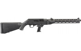 Ruger 19115 PC Carbine  9mm Luger 16.12" 17+1 Black Hard Coat Anodized Threaded Fluted M-LOK