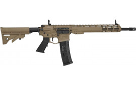 ATI Alpha Maxx AR-15, 5.56 NATO, 16" Barrel, 13" Handguard, 60rd Magazine, Flip-Up Sights, Flat Dark Earth Receiver, FDE Stock,  ATIGAX55613MLCFDE