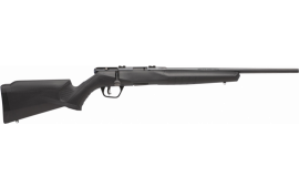 Savage Arms 70814 B17 Compact Bolt Action 17 HMR Caliber with 10+1 Capacity, 18" Barrel, Matte Blued Metal Finish & Matte Black Stock