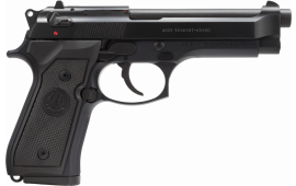Beretta J92M9A0M M9 9mm LTD 15+1 4.9" Synthetic Black Grip Bruniton Barrel