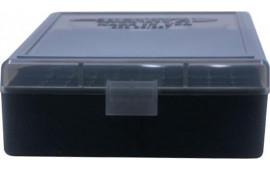 Berrys 75321 003 Ammo Box 38 Special,357 Mag 100rd Smoke Lid w/Black Bottom