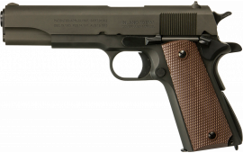Inland Manufacturing ILM1911 1911 A1 Government Single 45 ACP 5" 7+1 Grip Black Parkerized