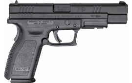 Springfield Armory XD9401 XD Full Size *CA Compliant* Double 9mm 5" 10+1 3Dot Black Polymer Grip/Frame Grip Black Melonite