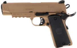 Girsan MC1911C Commander 9mm 4.4" Barrel 9rd Semi-Auto Pistol W/ ADJ. Sights, FDE - 390054